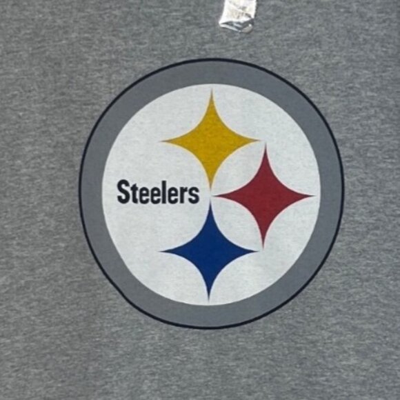 Pittsburgh Steelers Bud Light Tshirt Mens Large Gray NFL Merchandise Fanwear - Picture 5 of 9